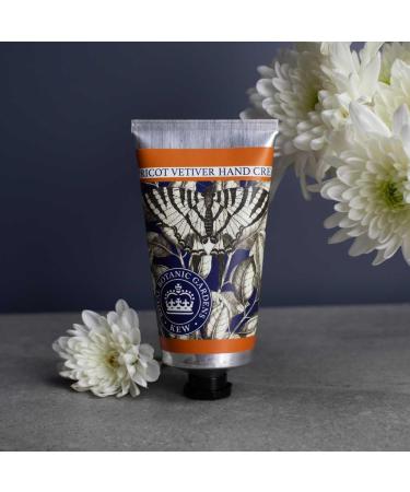 The English Soap Company Royal Botanical Gardens Kew Hand Cream Moisturising Hand Cream for Men and Women Apricot Vetiver Scent 75ml - Buy Online on GoSupps.com