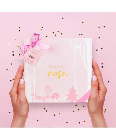 BODY & EARTH Rose Bath Spa Gift Set - 5 Piece Box for Women | Pamper & Relax with Soap, Shower Gel, Body Butter, and Lotion | Ideal Birthday & Christmas Gifts for Her - Buy Online on GoSupps.com