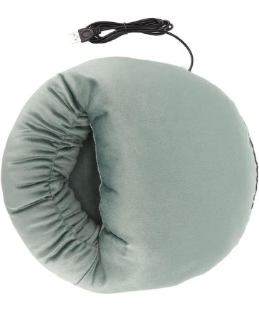 Heated Foot Warmer Pad | Washable & Fashionable Constant Temperature Foot Heating for Study - Green - Buy Online on GoSupps.com