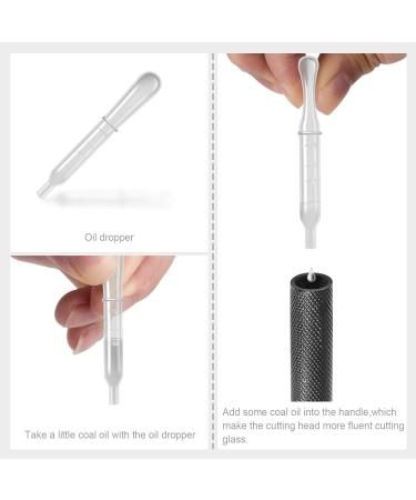 Glass Cutter Tool Set 2mm-20mm Pencil Style Oil Feed Carbide Tip with 2 Bonus Blades and Screwdriver - Buy Online on GoSupps.com