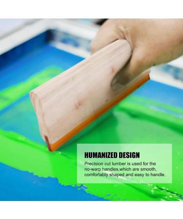 Screen Printing Squeegee Wooden Ink Scraper 75 Durometer - 18 Long, 4 Wide - Buy Online on GoSupps.com
