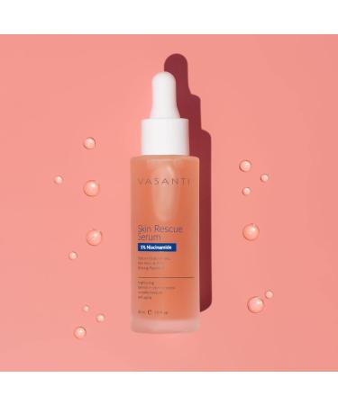 VASANTI Skin Rescue Serum - 5% Niacinamide | Hydrating & Brightening for All Skin Types | International Shipping Available - Buy Online on GoSupps.com