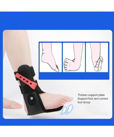Foot Drop Brace Splint - Inflatable Ankle Orthosis for Hemiplegia & Stroke | Left Foot Drop Foot Stabilizer - Buy Online on GoSupps.com