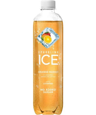 Sparkling Ice Orange Mango Flavored Sparkling Water - 12 Calories - No Added Sugar - Contains Vitamins - 12 x 500ml Bottles - Buy Online on GoSupps.com
