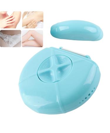 Buy Women's 3-in-1 Razors for Pubic & Body Hair Removal - Portable Compact Design for Travel - Blue - Buy Online on GoSupps.com
