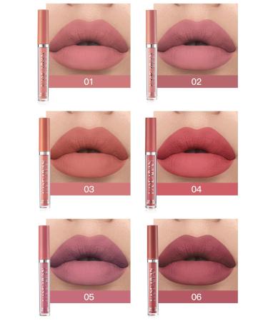Fasurid 6Pcs Liquid Matte Lipstick Set | Long-Lasting & Waterproof Velvet Lip Gloss Kit for Women | Perfect Lip Makeup Gift for Girls & Mothers - Buy Online on GoSupps.com