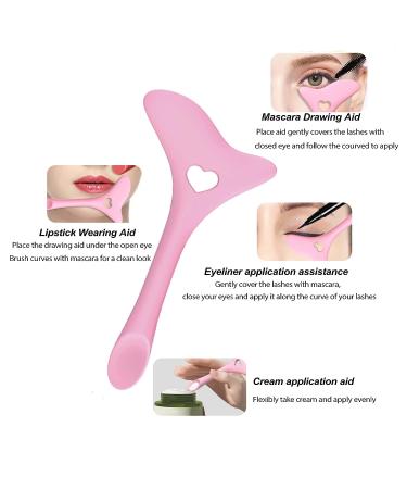 RYAOLFLY Winged Eyeliner Stencil - Reusable Silicone Makeup Tool in Pink - Buy Online on GoSupps.com