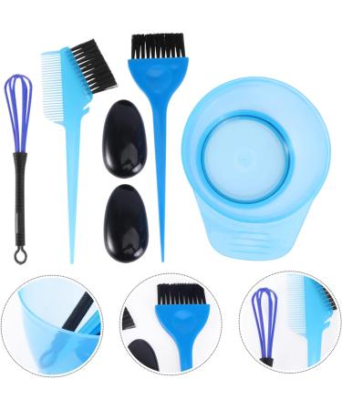 Mikinona Kit De 5 Outils De Capillaire Sans Coloration Pour Salon Domicile 18x2cm bleu - Buy Online on GoSupps.com