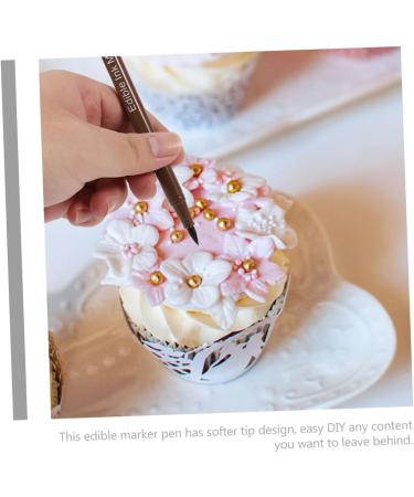 MAGICLULU Crackers 6pcs Edible Drawing Portable Cake Coloring Baking Supplies Cookie Double-Tips Pens Professional Edible Markers - Buy Online on GoSupps.com