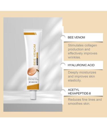 Bee Venom Wrinkle Cream Wrinkle Removal Cream Erases lines and wrinkles Softly moisturizes and hydrates skin Promotes collagen production For face and neck - Buy Online on GoSupps.com