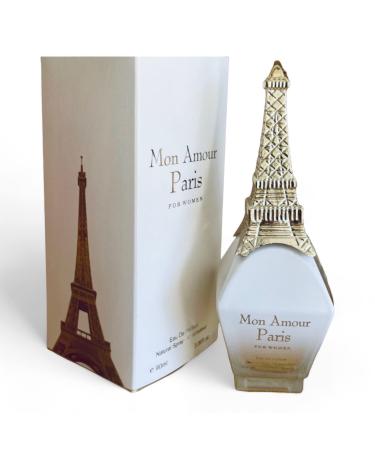 MON AMOUR PARIS - DONNA BELLA ITALIA by Fragrance Couture - Eau de Parfum Spray for Women Wonderful Gift Feminine Daytime and Casual Use for all Skin Types a Classic Bottle 3.06 Fl Oz
