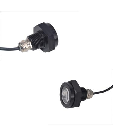 NBWDY RGB LED 1/2in NPT Boat Drain Plug Light Underwater with RF Remote Control - Pack of 2 - Buy Online on GoSupps.com