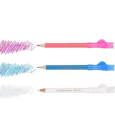 Tailors Chalk, Fabric Markers, Pens & Pencils Set - 10PCS Chalk, 4PCS Markers, Heat Erasable, Refills - for Sewing & Quilting - Buy Online on GoSupps.com