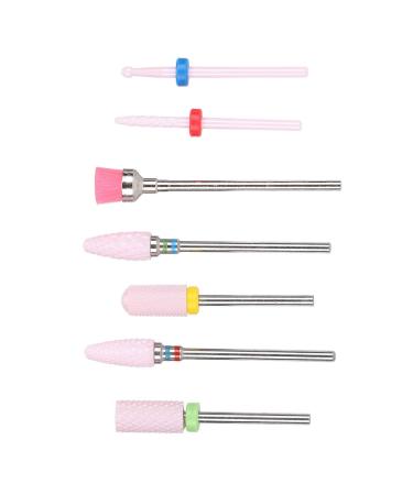 Professional Ceramic Nail Drill Grinding Head Suit for Hard Gel & Acrylic Nail Art 6 Pieces - Buy Online on GoSupps.com