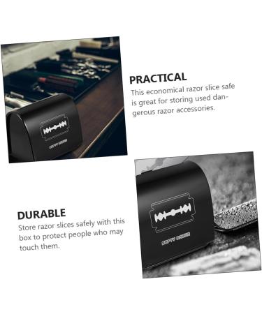 Minkissy 3-Stage Blade Storage Box | All-Purpose Knife Blade Disposal & Recycling Container | Mini Waste Bucket for Travel Storage - Buy Online on GoSupps.com