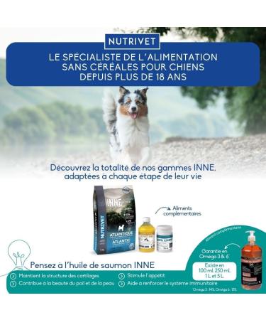 NUTRIVET - INNE Dog - Grain-free kibble - Senior Dog - Poultry - 80% ingredients of animal origin - 3 kg - Buy Online on GoSupps.com