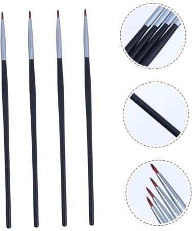 PLAFOPE 4pcs Fine Eyeliner Brush Makeup Eyeliner Wand Travel Makeup Brush Makeup Eye Tool Lip Liner Fiber - Buy Online on GoSupps.com