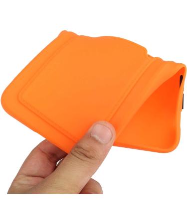 Tivenfezk Nadoli Orange Silicone Case for Samsung Galaxy A73 5G - Ultra Thin Shockproof Scratch-Resistant Wallet TPU Cover with Credit Card Holder - Buy Online on GoSupps.com