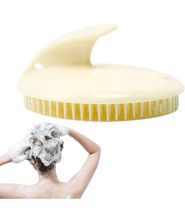 Plsyyuw Hair Washing Brush - Portable Shampoo Massager for Men & Women | Soft Teeth for All Hair Types - Buy Online on GoSupps.com