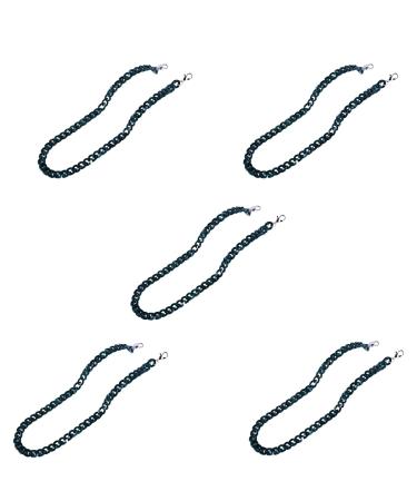 SBTRKT 5 pieces of acrylic fiber chains robust non-slip corrosion-resistant small and sensitive waterproof suitable for sunglasses sunglasses green-72cm