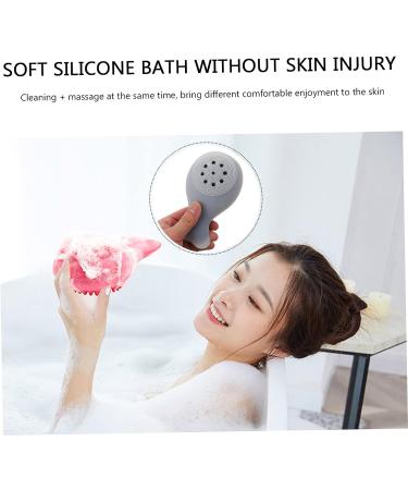 Healvian Silicone Bath Brush Scalp Massager for Body Exfoliation and Massage - Buy Online on GoSupps.com