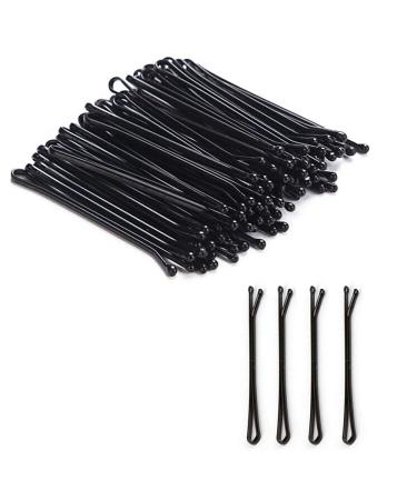 200 pieces hair clips hairpins 2.17 inch metal wave shape hair clips bobby pins for girls and women black black 200 - Buy Online on GoSupps.com
