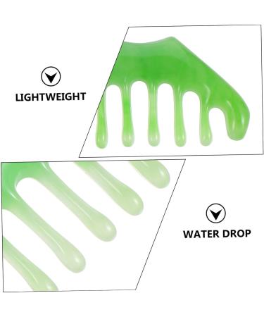 FOMIYES 6-Pack Jade Massage Comb Set - 8 Teeth Scalp Scratchers for Women - Relaxing Hair & Meridian Massager - Buy Online on GoSupps.com