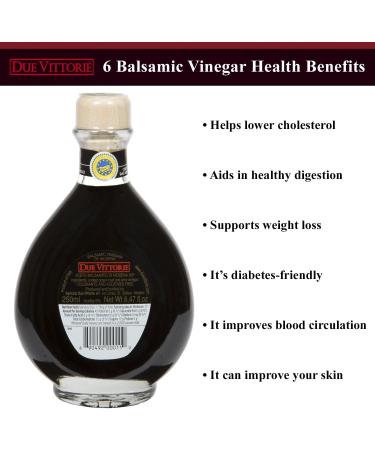Due Vittorie Vinaigre balsamique d'or import d'Italie Balsamique 250ml (pack de 4) - Buy Online on GoSupps.com