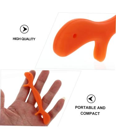 SOESFOUFU Facial Lifting Device Orthotics Smiling Maker -lift Exerciser Mouth Slimmer Shaper Cosmetology Kit Silicone Slimmer Facial Exerciser Smiling Training Brace Lip Man Neck Silica Gel 11.5X2.5cm Orange - Buy Online on GoSupps.com