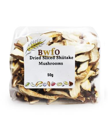 Dried Sliced Shiitake Mushrooms 50g (BWFO)