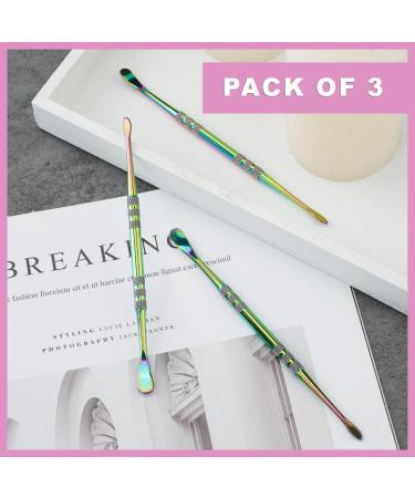Artizona Super Discount Wax Carving Tools Pack of 3 - Heat Resistant Stainless Steel Rainbow Wax Carving Tools - Ideal for Modeling, Scraping, and Shaping - 4.80 Inches - Buy Online on GoSupps.com