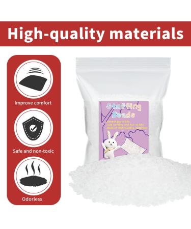 200g Premium Toy Stuffing Beads for Bean Bags & Crafts | Polyethylene Filler Beads for Stuffed Animals - 7.05oz - Buy Online on GoSupps.com