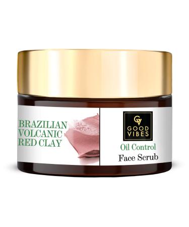 Good Vibes Brazilian Volcanic Red Clay Oil Control Face Scrub (50 g)