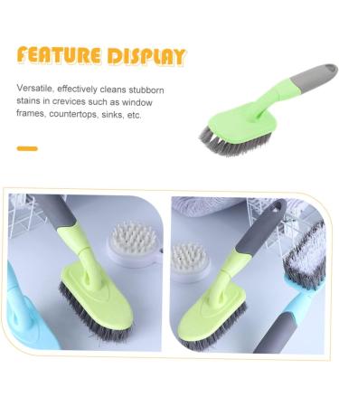 Gleavi Soil Brush - Versatile Shower & Cleaning Brush for Windows Toilets & Floors | 1 Pack Yellow - Buy Online on GoSupps.com