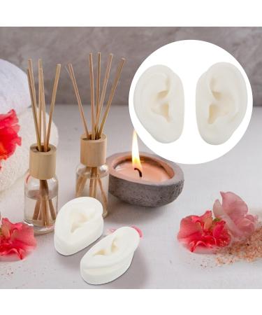 Artificial Ear Models for Display - Silicone Fake Ear Molds for Studs | 7cm x 5cm x 4cm - International Shipping Available - Buy Online on GoSupps.com