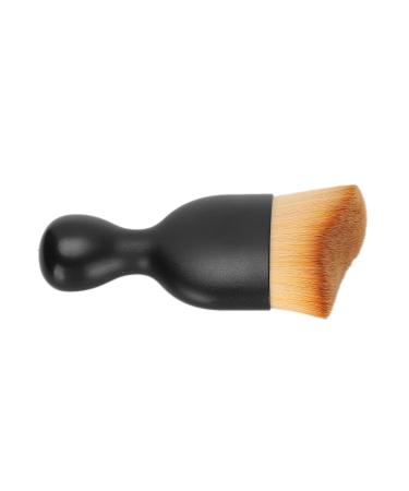 Shop Curving Wine Glass Foundation Brush for Liquid Makeup | Best Base Makeup Brush (Brown - Buy Online on GoSupps.com