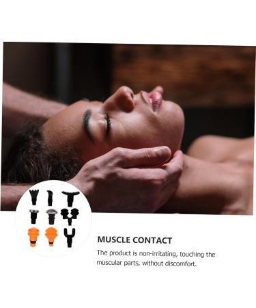 Beaupretty 9Tlg Massage Head Set - Fascia Attachments & Adapter Heads for Muscle Massage Devices | Black Accessories - Buy Online on GoSupps.com