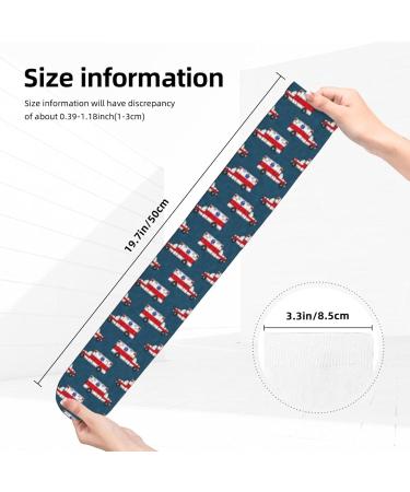 Ambulance EMS Compression Socks for Men & Women | 15-20 mmHg Circulation Support for Running & Cycling - Dark Blue Star of Life Design - Buy Online on GoSupps.com