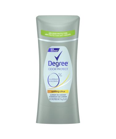 Degree 0% Aluminum Free Deodorant Uplifting Citrus  2.6 Oz. - Buy Online on GoSupps.com