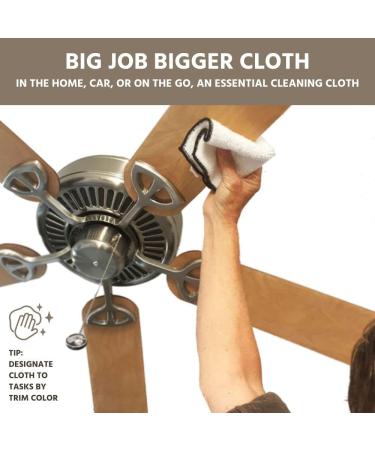Whiffkitch Bamboo Dishcloths 6pk - Washable, Reusable, Absorbent & Sustainable - Buy Online on GoSupps.com