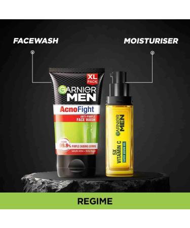 Men's Acne Fight Anti-Pimple Face Wash with Salicylic Acid | Herbal Repair | All Skin Types | 100g (3.38 Fl oz) - Buy Online - Buy Online on GoSupps.com