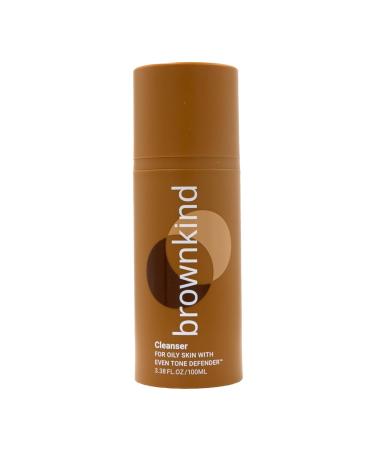 brownkind Cleanser for Oily Skin 1% Salicylic Acid Face Wash to Smooth Texture & Clear Pores With Even Tone Defender 100ml - Buy Online on GoSupps.com