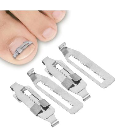 Ingrown Toenail Corrector Stainless Steel Paronychia Correction Tool with 2 Replacement Correctors for Effective Pain Relief - Buy Online on GoSupps.com