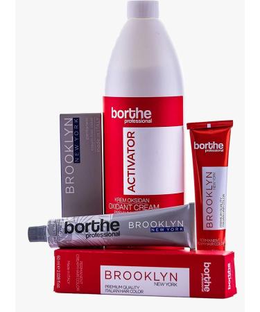 BORTHE Professional Permanent Long Lasting Hair Colour/Dye 60ml Made in Italy Gentle on Your Scalp Permanent Hair Dye %100 White Hair Coverage No Harsh Chemicals - 9.0 Very Light Blonde - Buy Online on GoSupps.com