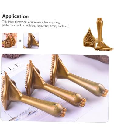 Buy Gleavi 2-in-1 Cellulite & Muscle Massage Brush | Magnetic Handwarmer | Effective Body & Neck Massage Accessory | 15x9cm - Buy Online on GoSupps.com