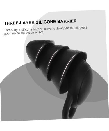 FRCOLOR Anti Noise Cancelling Ear Muffs - Perfect for Sleeping Work Swimming & Travel - Mute & Comfortable Black Earbuds - Buy Online on GoSupps.com