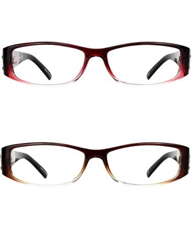Buy Kaylee Stylish Reading Glasses for Women - 2-Pack (3.75x) - Trendy & Comfortable International Shipping Available - Buy Online on GoSupps.com