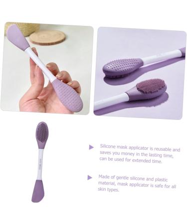 FRCOLOR Scrub Scrubber Dual Sided Applicator Tool Applier Wash Brush Silicone Brush Applicator Silicone Exfoliator Mud Film Washbasin Facial Cleaner - Buy Online on GoSupps.com