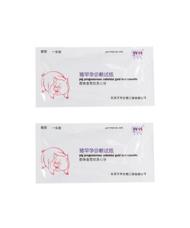 Mipcase 2st pregnant tester Tool Product test stripes for pigs early pregnancy recognition paper sow animal test paper white early pregnancy test paper plastic white 1 piece (1 Pack)