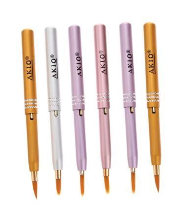 24 Pcs Retractable Lip & Eyeshadow Applicator Set - Portable Reusable Lip Brushes & Exfoliator for Makeup Enthusiasts - Buy Online on GoSupps.com